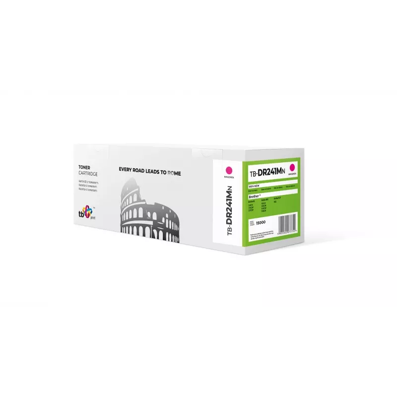 TB Print TB-DR241MN attēlveidošanas bloks Brother DR241 printeriem, 15000 lapu resurss, fuksīna