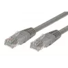 Kabelis Patchcord cat.5e RJ45 UTP 1m pelēks
