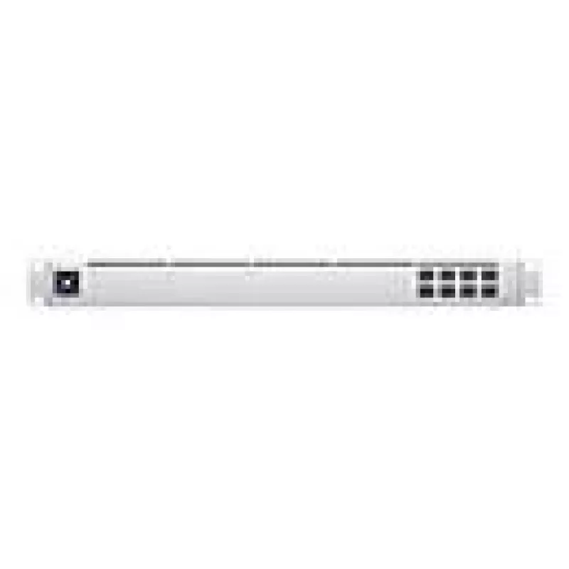 Tīkla slēdzis Managed L2 UBIQUITI USW-Aggregation — 8 SFP+ sloti, 10G atbalsts, bez ventilatora, 1U plaukts, sudrabs