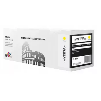 Tonera HP117A W2072A dzeltena TH-YE117AN 100% jauna