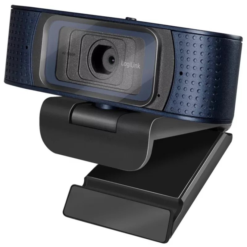 LogiLink HD USB Pro tīmekļa kamera Full HD ar automātisko fokusu un privātuma vāciņu