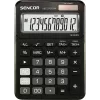 Kalkulators SENCOR SEC 372BK 12-ciparu LCD pamata galda kalkulators, bateriju darbināms