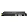 HPE Aruba Networking CX 6100 24G Class4 PoE 4SFP+ 370W Pārvaldāms L3 Gigabit Ethernet (10/100/1000) Power over Ethernet (PoE) 1U Melns