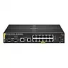 HPE Aruba Networking 6100 12G Class4 PoE 2G/2SFP+ 139W pārvaldāms L3 Gigabit Ethernet (10/100/1000) PoE slēdzis, 1U, melns
