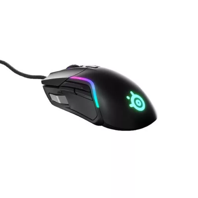 SteelSeries Rival 5 spēļu pele, melna, 18000 DPI, USB
