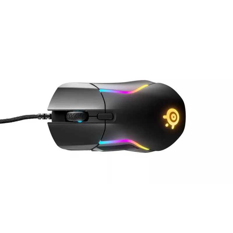 SteelSeries Rival 5 spēļu pele, melna, 18000 DPI, USB