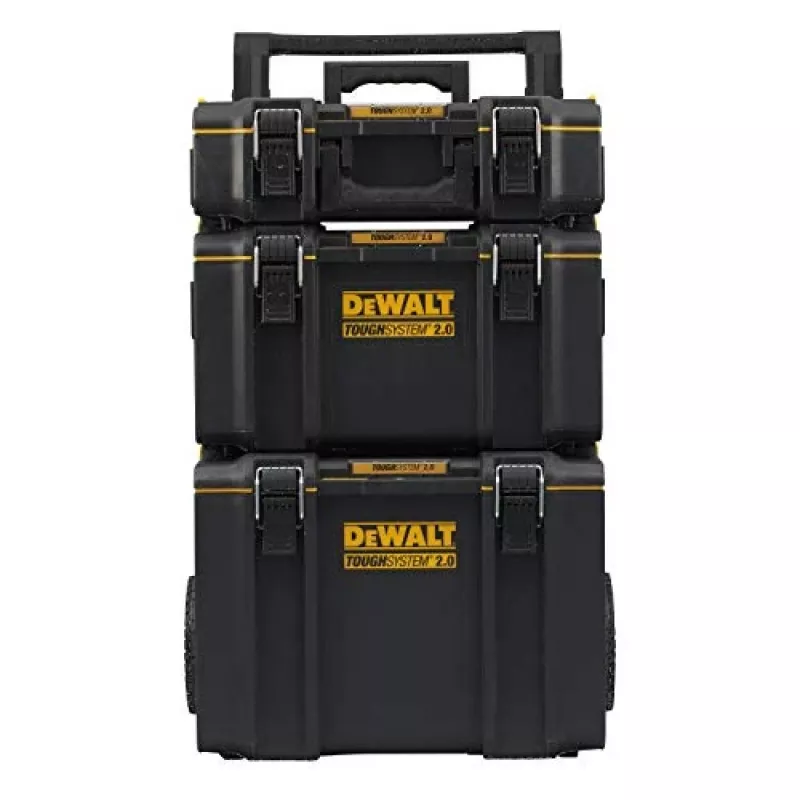 Instrumentu glabāšanas kaste DeWalt DWST83402-1, melna/dzeltena, 554×500×1150 mm