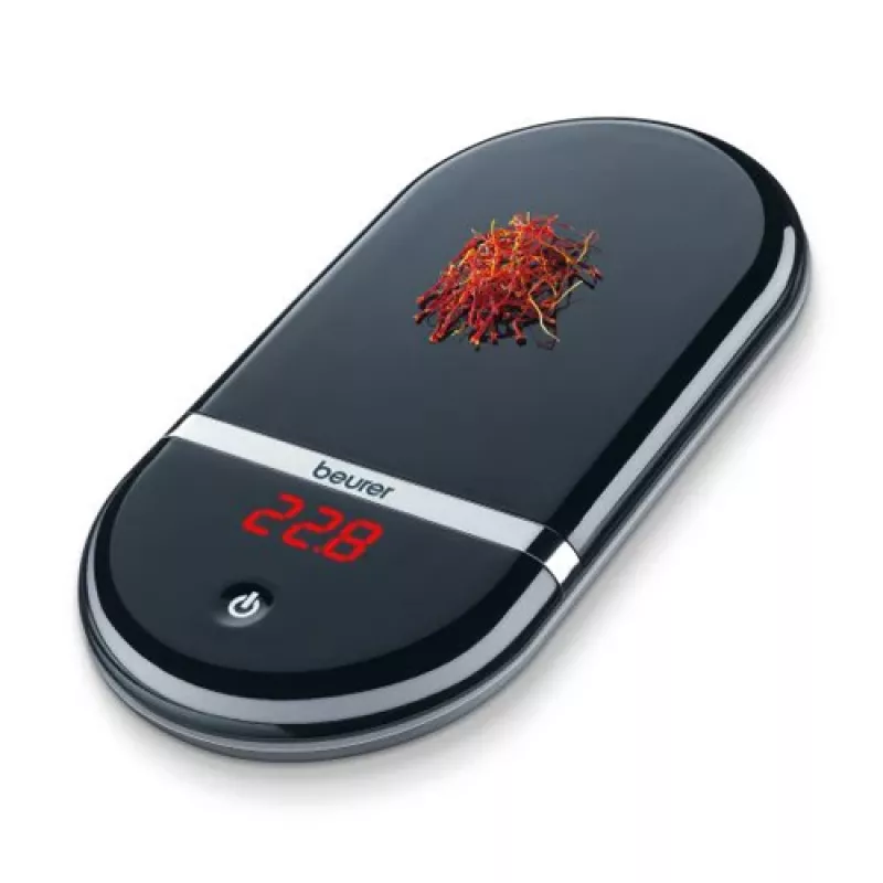 Beurer 70445 KS 36 virtuves svari digitāli melni portatīvi 2 kg diapazons