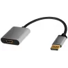 LogiLink CDA0108 video kabeļa adapteris 0.15 m DisplayPort-HDMI melns pelēks