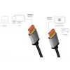 LogiLink DisplayPort kabelis 1 m Melns Pelēks CDA0104