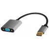 LogiLink CDA0109 Pārveidotājs DisplayPort uz VGA 0.15m Melns Pelēks