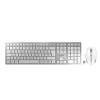 CHERRY DW 9100 SLIM bezvadu tastatūras un peles komplekts, RF Wireless + Bluetooth, QWERTZ, sudraba