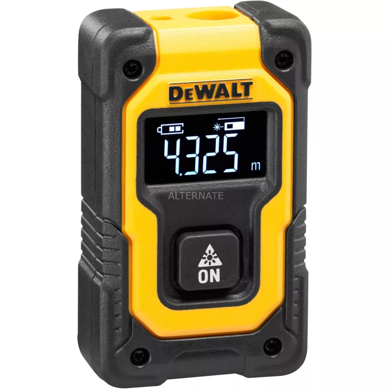DeWALT DW055PL-XJ lāzera attāluma mērītājs, 16 m darbības attālums, melns/dzeltens
