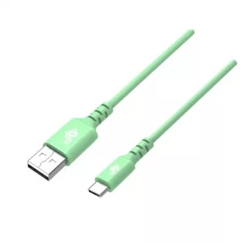 TB USB-C kabelis 1m Zaļš; AKTBXKUCMISI10Z