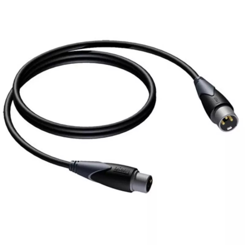 PROCAB CLA901/3 audio kabelis 3 m XLR (3-pin) Melns, Pelēks