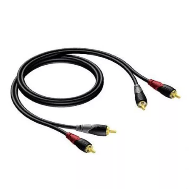 Kabelis 2X RCA/RCA vīriešu - 2X RCA/RCA vīriešu 1,5 m