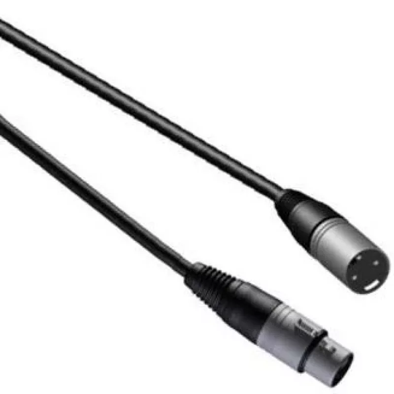 PROCAB XLR vīrišķais-sieviešu kabelis 0.5 m