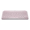 Logitech MX Keys Mini Pink — kompakta bezvadu apgaismota tastatūra