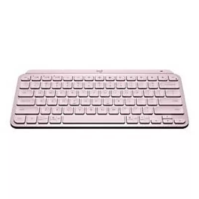Logitech MX Keys Mini Pink — kompakta bezvadu apgaismota tastatūra