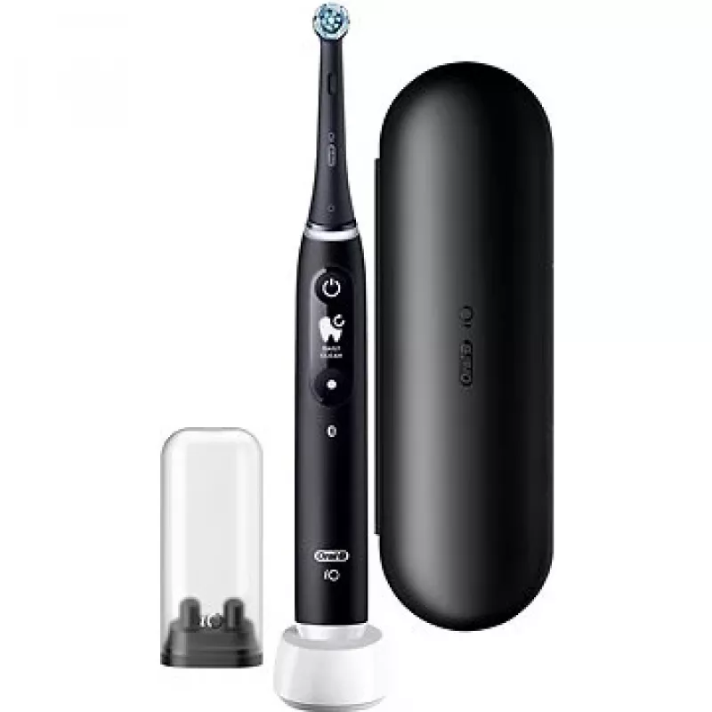 Oral-B IO6 elektriskā zobu birste ar somiņu Black Onyx