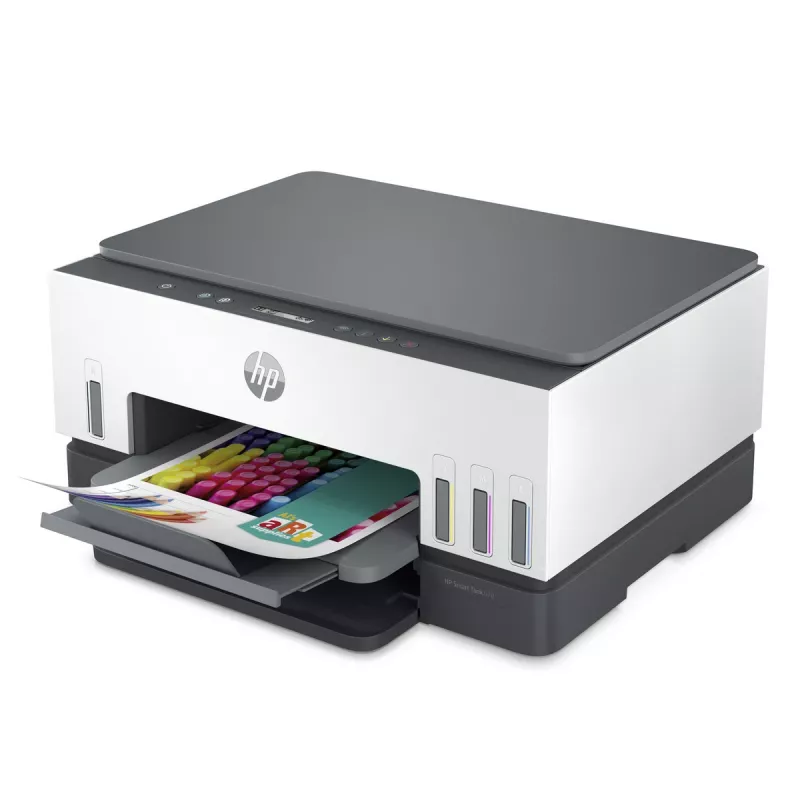 Daudzfunkciju printeris HP Smart Tank 670 — termālā tintes, krāsu, A4, Wi‑Fi/Bluetooth, duplekss, 4800x1200 DPI