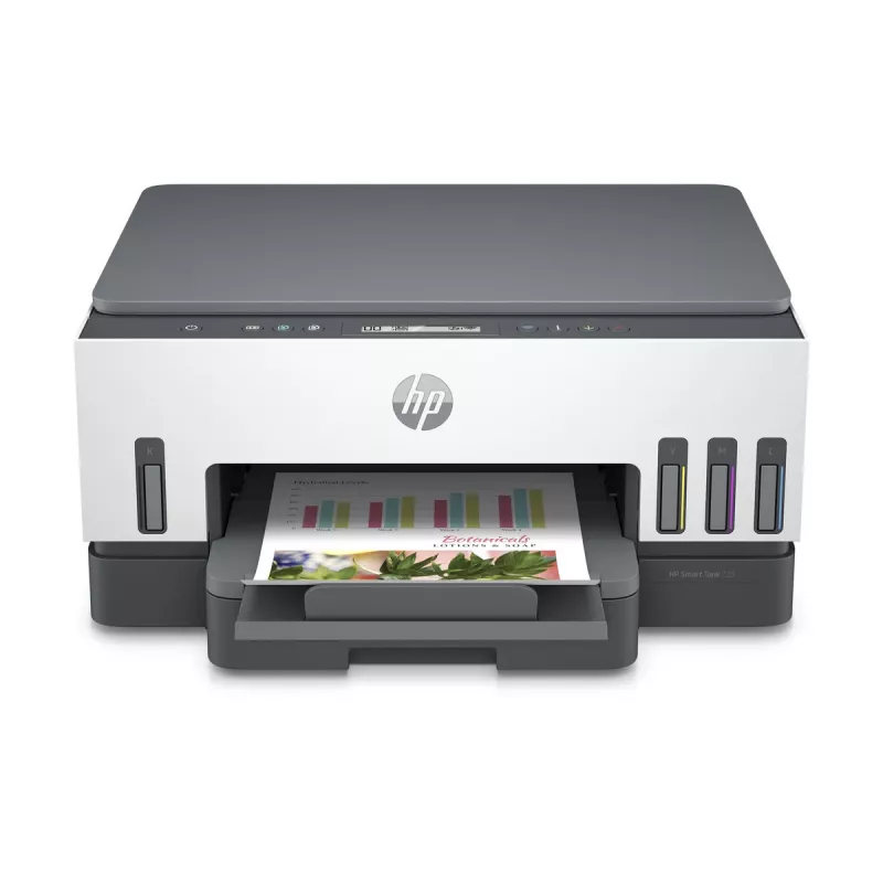 Daudzfunkciju printeris HP Smart Tank 720 — termālā tintes druka, krāsains, A4, Wi‑Fi, duplekss, 4800x1200 dpi