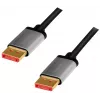 DisplayPort kabelis LogiLink CDA0105 2 m Pelēks Melns