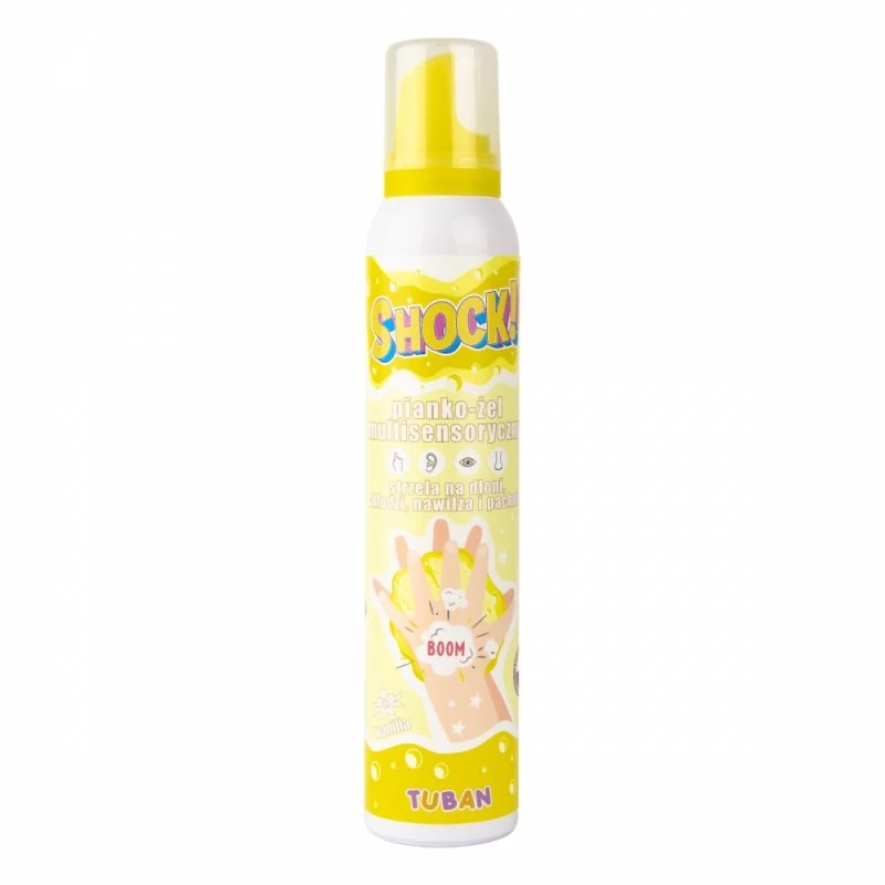Slime Tuban SHOCK! MULTISENSORISKS PUTU-GELS VANILJAS 200 ml