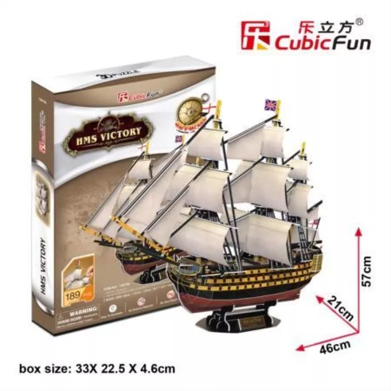 3D puzle CubicFun HMS Victory