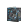 Vadu spēļu austiņas Fury NFU-1584 ar buma mikrofonu, apvalka tipa, 98 dB, 15–25000 Hz, 2 m kabelis, USB un 3,5 mm, zila