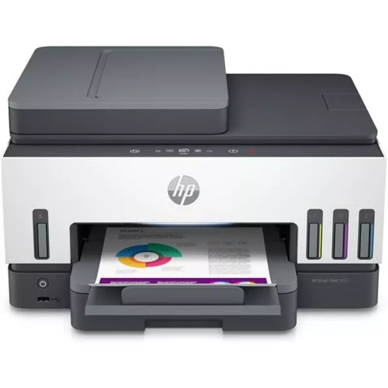 HP Smart Tank 7605 Bezvadu Daudzfunkciju Krāsu Printeris, Divpusējā Druka; Kopētājs, Skeneris