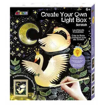 Avenir Create Your Own Lightbox - Mākslas un amatniecības komplekts vecumam no 6 līdz 7 gadiem - Fat Brain Toys
