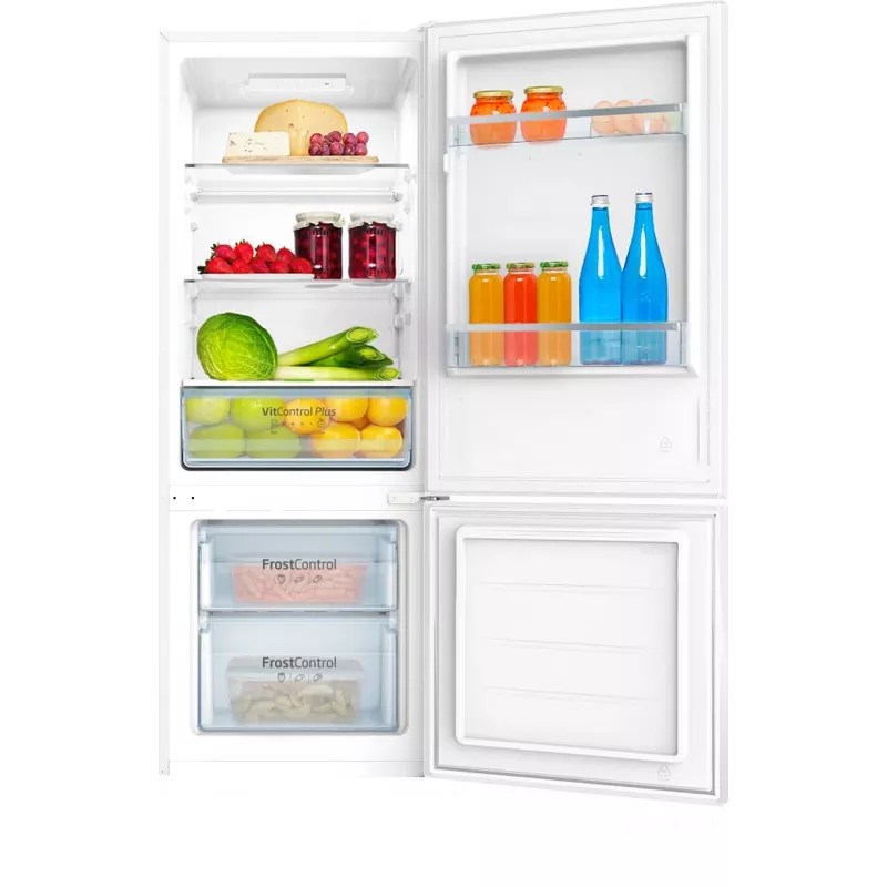 Amica ledusskapja-saldētavas kombinācija KGCL 384 160 W, 144 cm, 54 cm plata