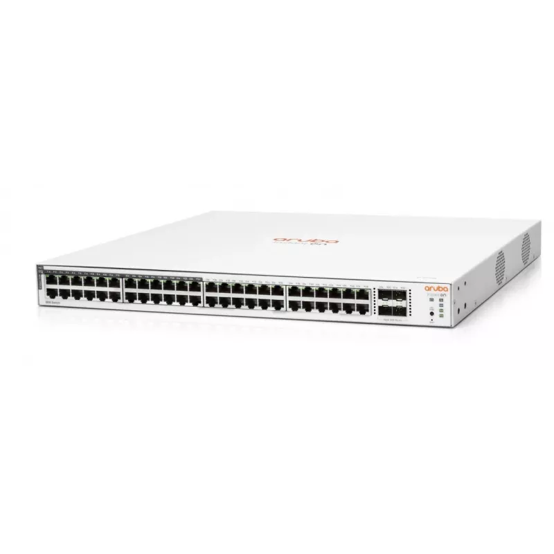 HPE Aruba Networking Aruba Instant On 1830 48G 24p Class4 PoE 4SFP 370W Pārvaldāms L2 Gigabit Ethernet (10/100/1000) Power over Ethernet (PoE) 1U