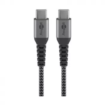 Goobay 49302 USB-C kabelis, melns