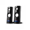 2-virzienu vadu PC skaļruņi Audiocore AC860, 2.0 kanāli, 4 W RMS, USB barošana, 3.5 mm ieeja, melni