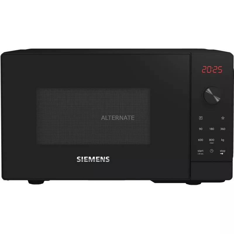 Siemens iQ300 FF023LMB2 mikroviļņu krāsns Melna Solo Countertop 20 L 800 W