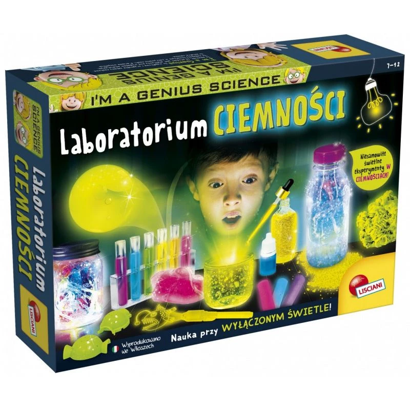 Zinātniskais komplekts Liscianigiochi Es Esmu Ģēnijs Tumsas Laboratorija 304-PL83879