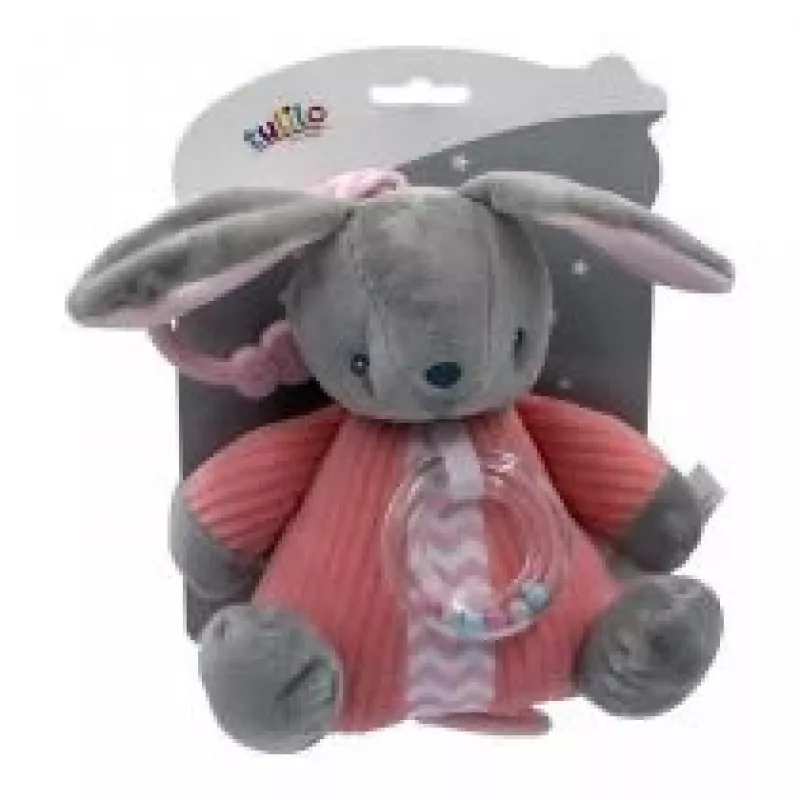 Mūzikas lācītis TULILO Bunny 9115, plīša muzikālā rotaļlieta, 18 cm augstums