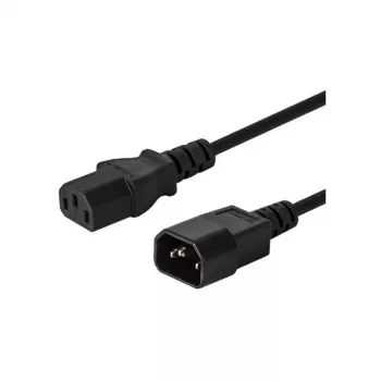 Kabel SAVIO CL-99 (C14 / IEC C14 / IEC 320 C14 M - C13 F; 1 2m; kolor czarny)