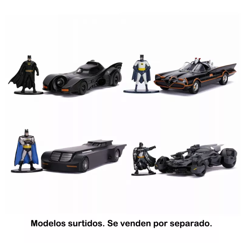 Jada Batman Batmobile 1:32 metāla modelis ar varoņa figūriņu, dažādi varianti