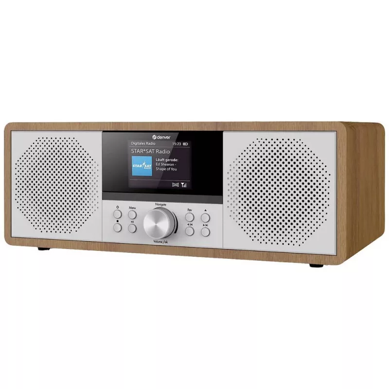 Interneta radio Denver MIR-270DW DAB+ FM 20W Koka korpuss