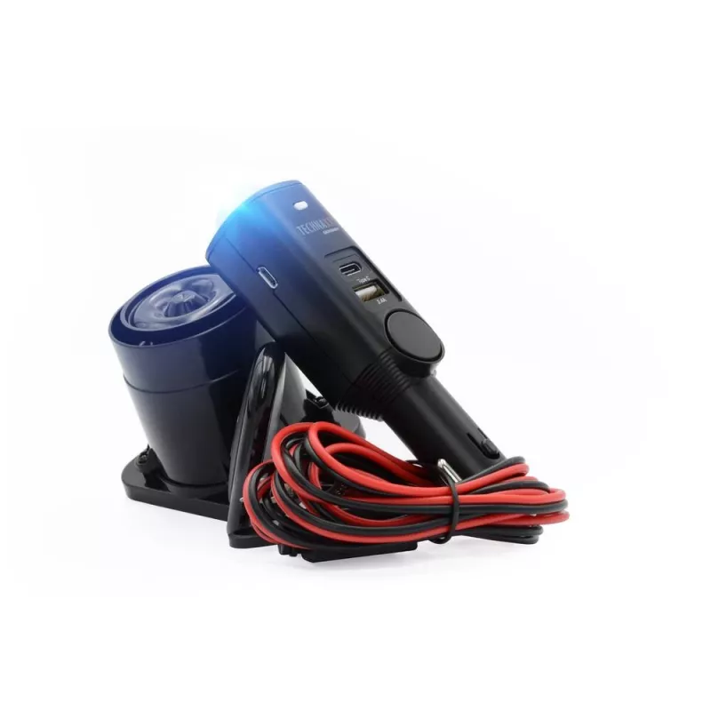 Technaxx TX-168 auto signalizācija ar tālvadību un USB-C lādētāju