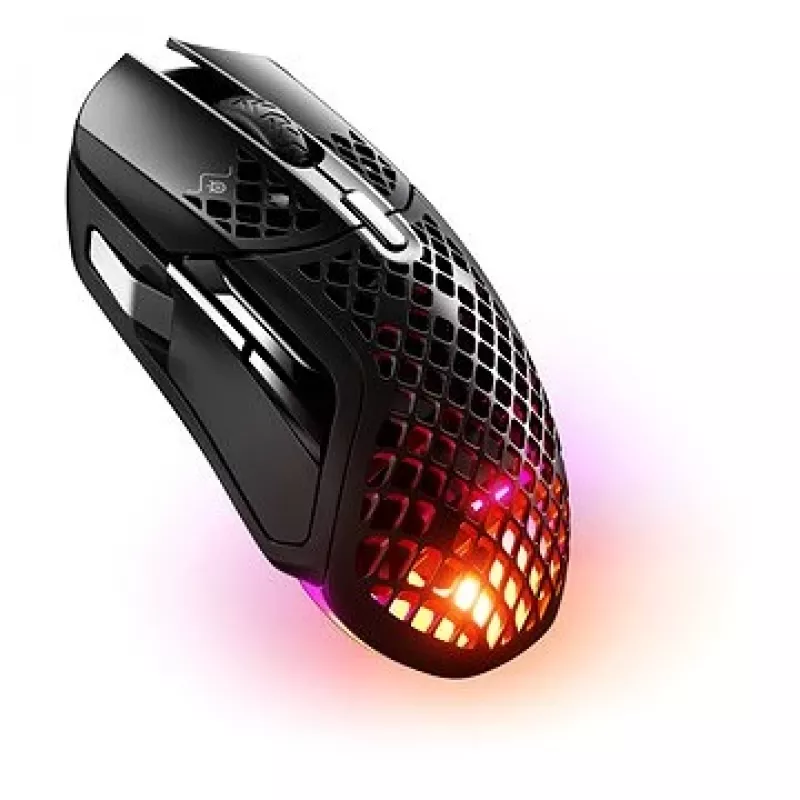 SteelSeries Aerox 5 Wireless optiskā spēļu pele, bezvadu, melna