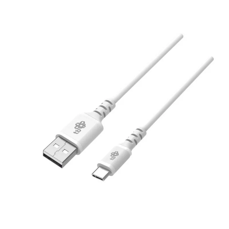 Kabelis USB-USB C 2m silikona balts Quick Charge