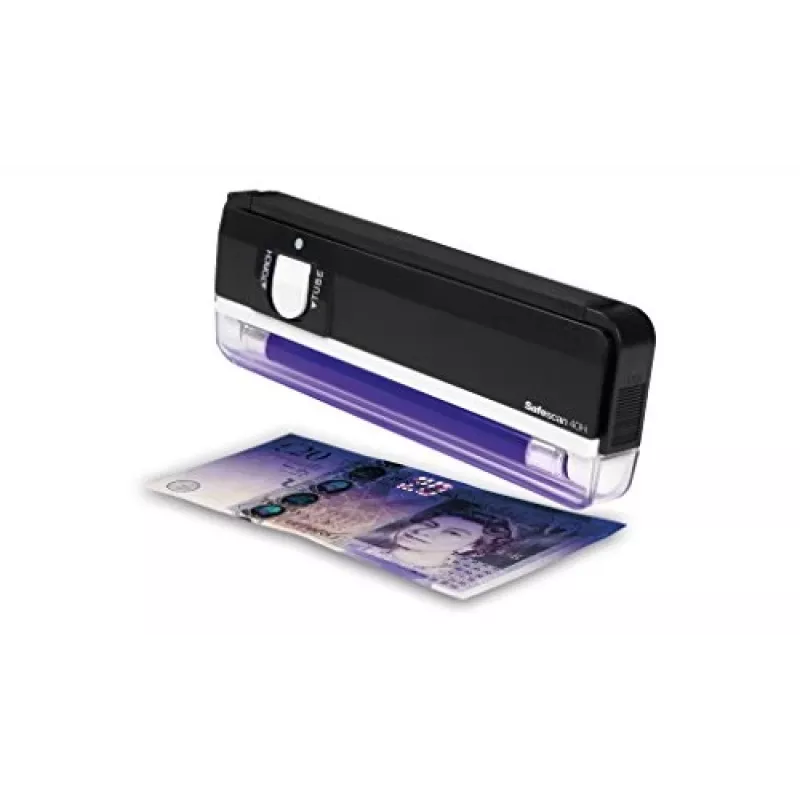 Safescan 40H portatīvs viltotu naudas detektors ar UV gaismu banknotēm, kredītkartēm un ID dokumentiem