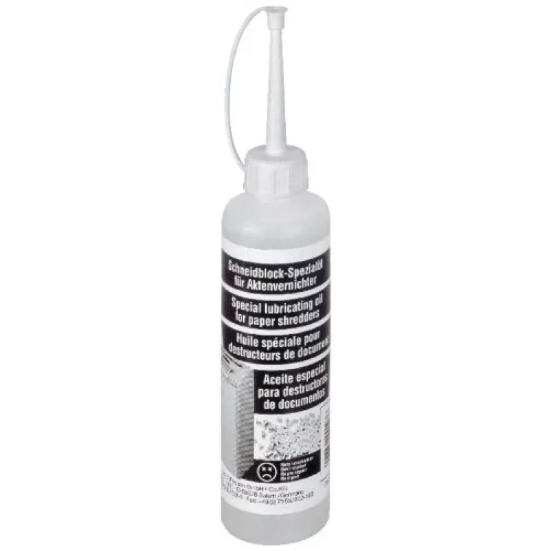 HSM 1235997403 papīra smalcinātāja griezējmezgla tīrīšanas un eļļošanas eļļa, 250 ml