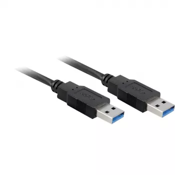 Wentronic Goobay USB 3.0 SuperSpeed kabelis, melns, 3 m - USB 3.0 spraudnis (A tips) > USB 3.0 spraudnis (A tips) (93929)