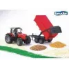 BRUDER Massey Ferguson 7480 ar izgāžamo piekabi