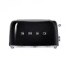 Smeg TSF02 Toaster 4 Slices - Melns/lakots/41x20.8x21.5cm/6 Cepšanas līmeņi/1500W